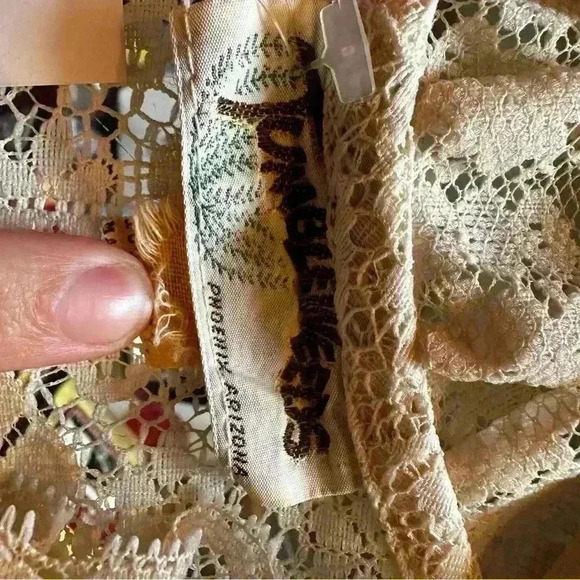 Vintage 70’s long sleeve lace top with ruffle‎ - Picture 3 of 8